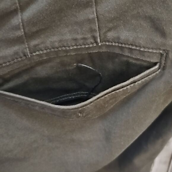 Vince Slim Straight Leg Ankle Pants with Contrast Tuxedo Stripes Sz. 8 - Picture 6 of 7